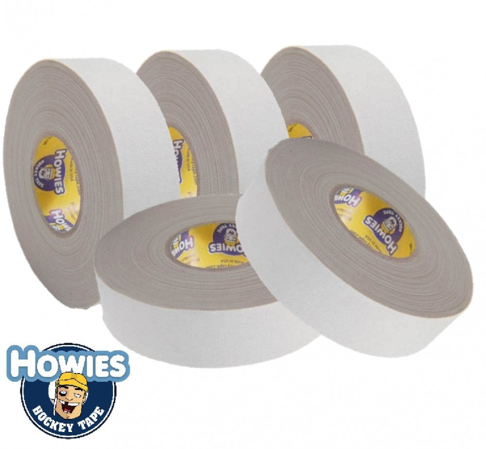 5x Howies hockey tape white 1" - 22m